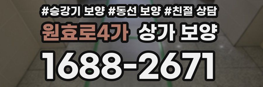 원효로4가 상가 보양