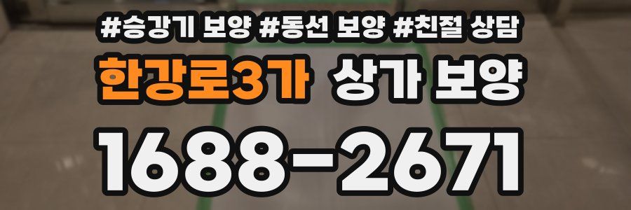 한강로3가 상가 보양