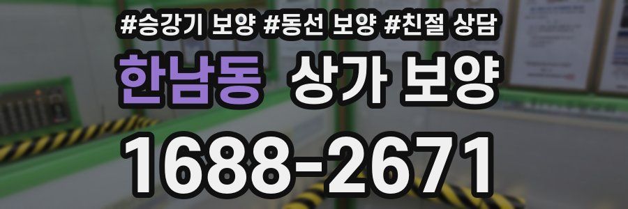 한남동 상가 보양