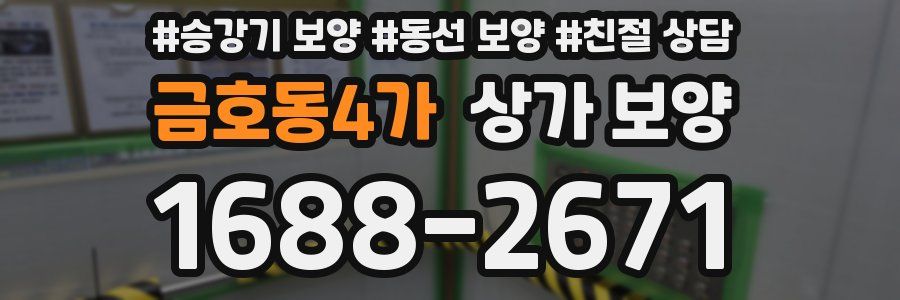 금호동4가 상가 보양
