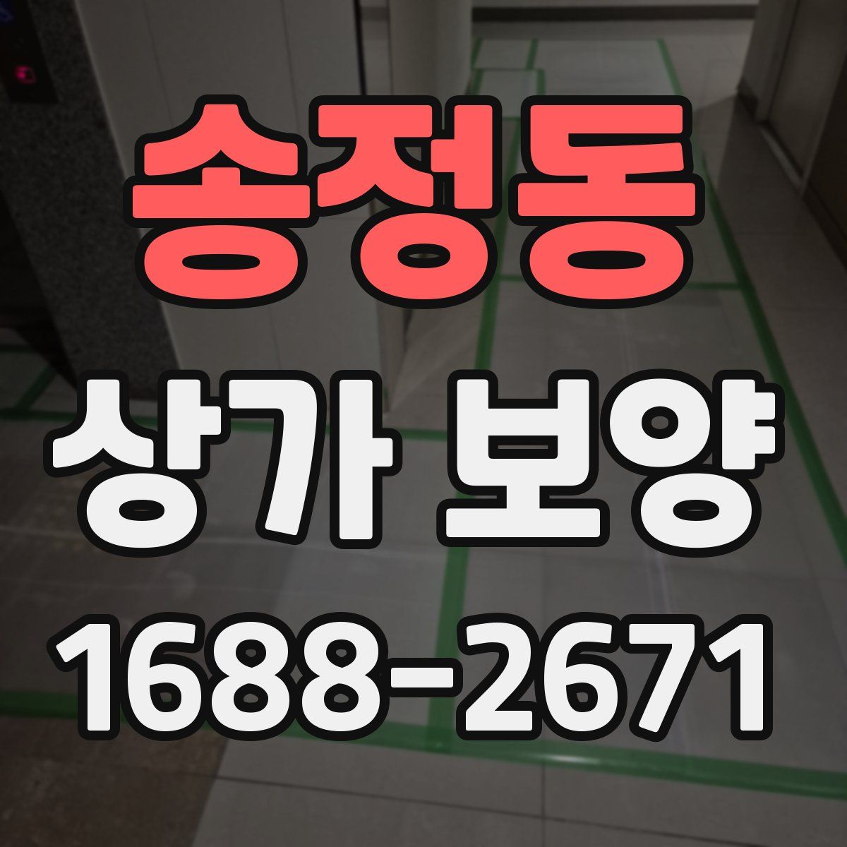 송정동 상가 보양