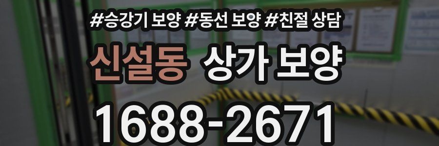 신설동 상가 보양