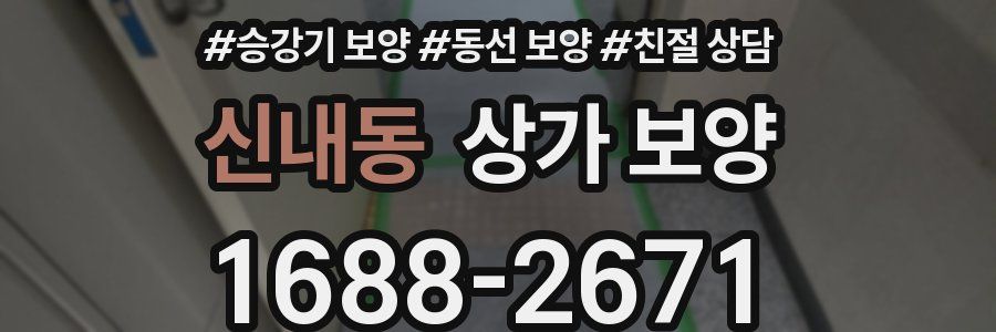 신내동 상가 보양