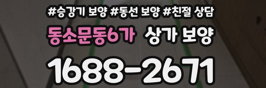 동소문동6가 상가 보양