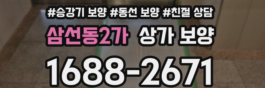 삼선동2가 상가 보양