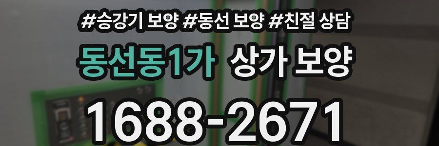 동선동1가 상가 보양