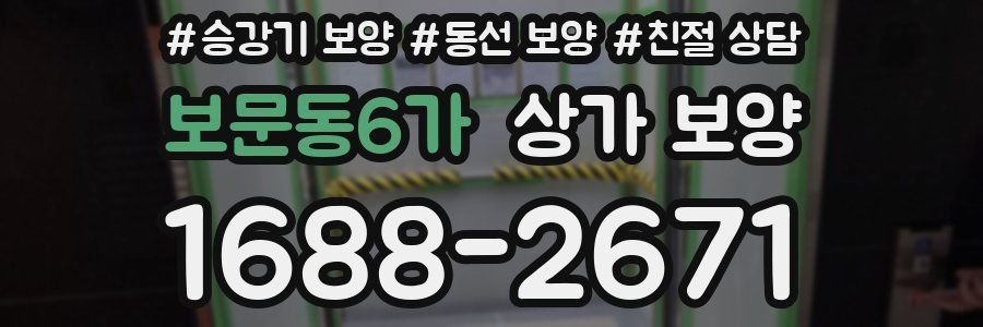 보문동6가 상가 보양