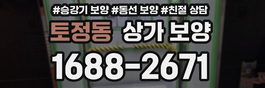 토정동 상가 보양