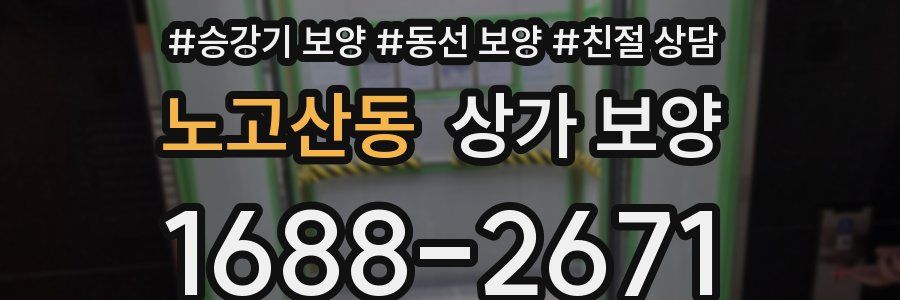 노고산동 상가 보양