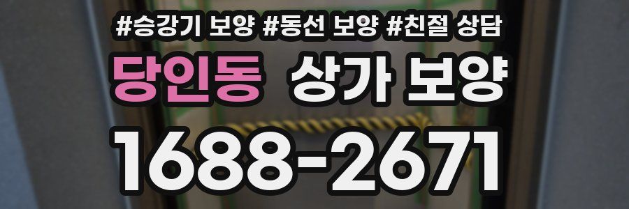 당인동 상가 보양
