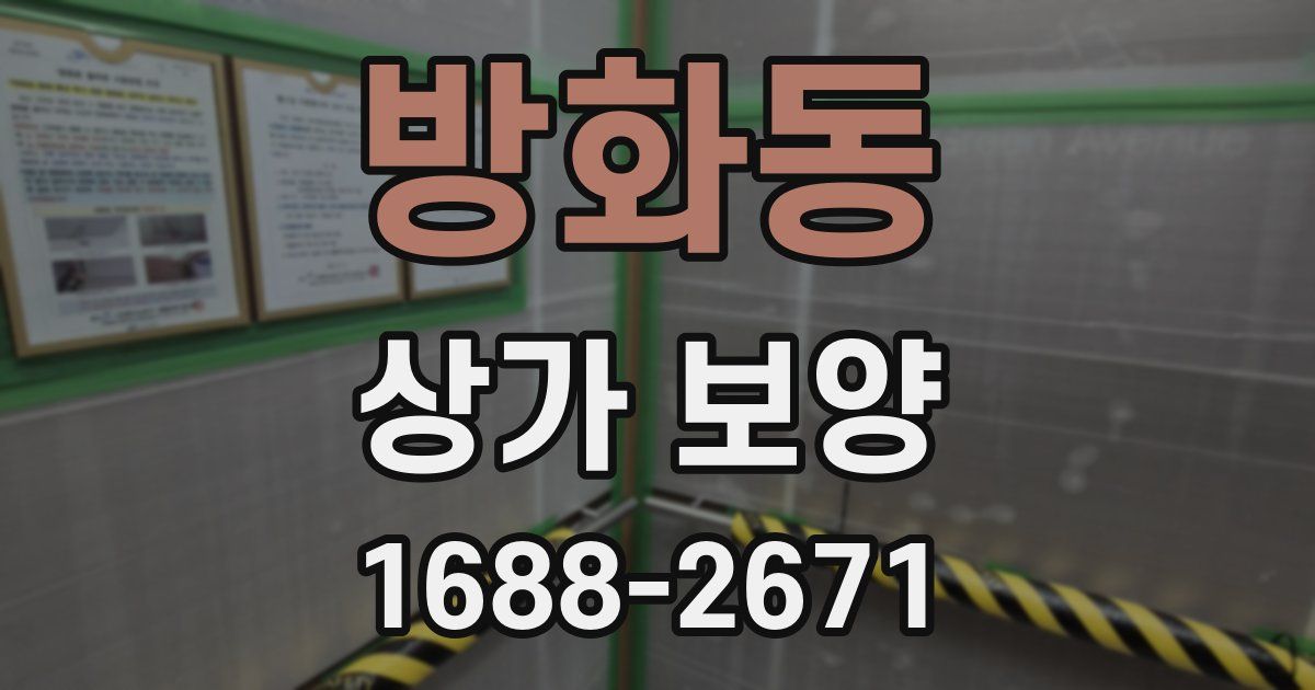 방화동 상가 보양