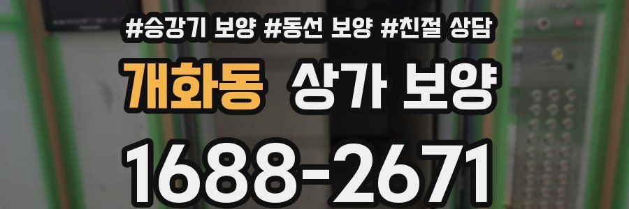 개화동 상가 보양