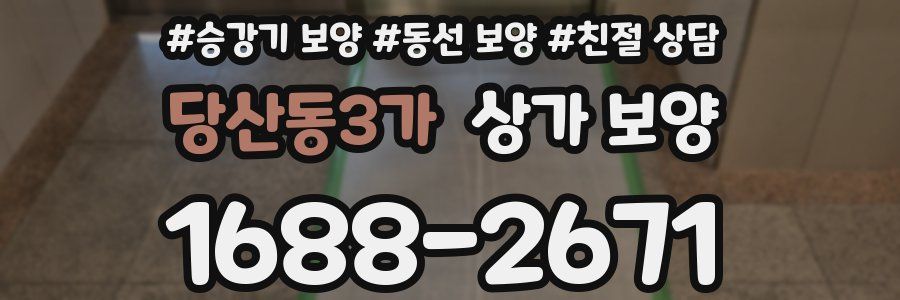 당산동3가 상가 보양