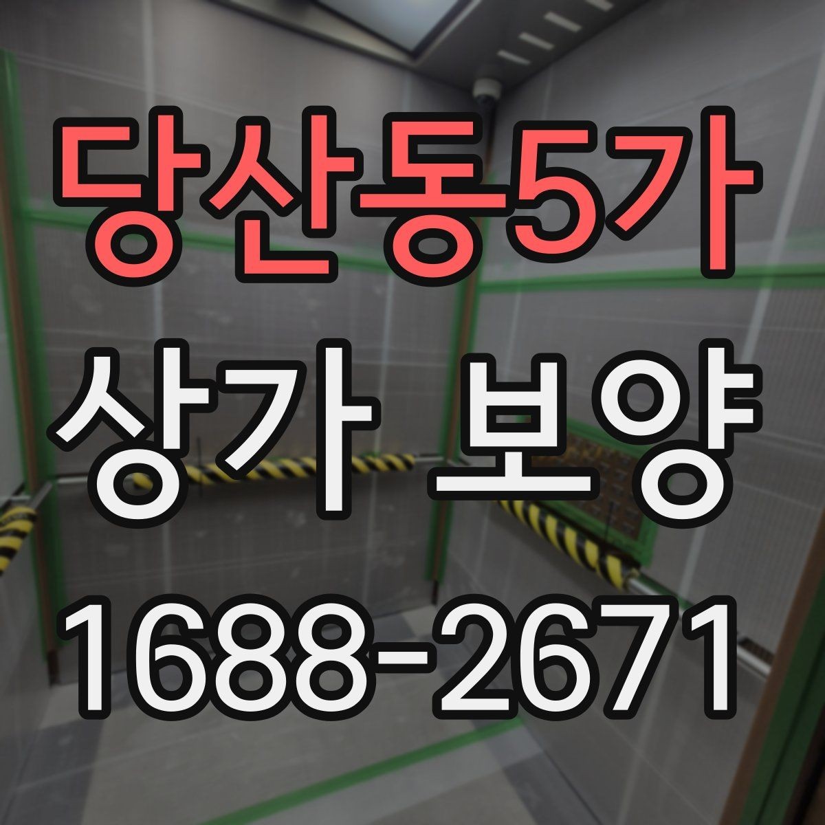 당산동5가 상가 보양 작업의 흐름을 한눈에 정리한 안내