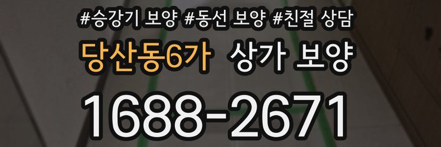 당산동6가 상가 보양
