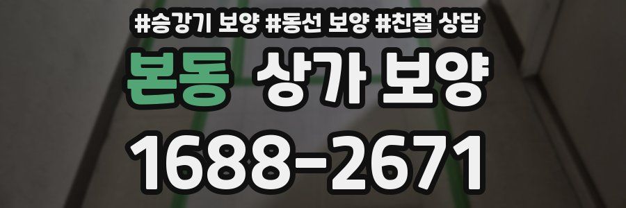 본동 상가 보양