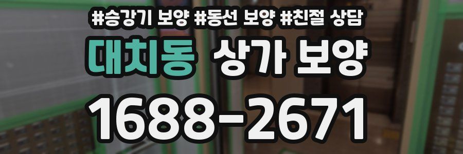 대치동 상가 보양