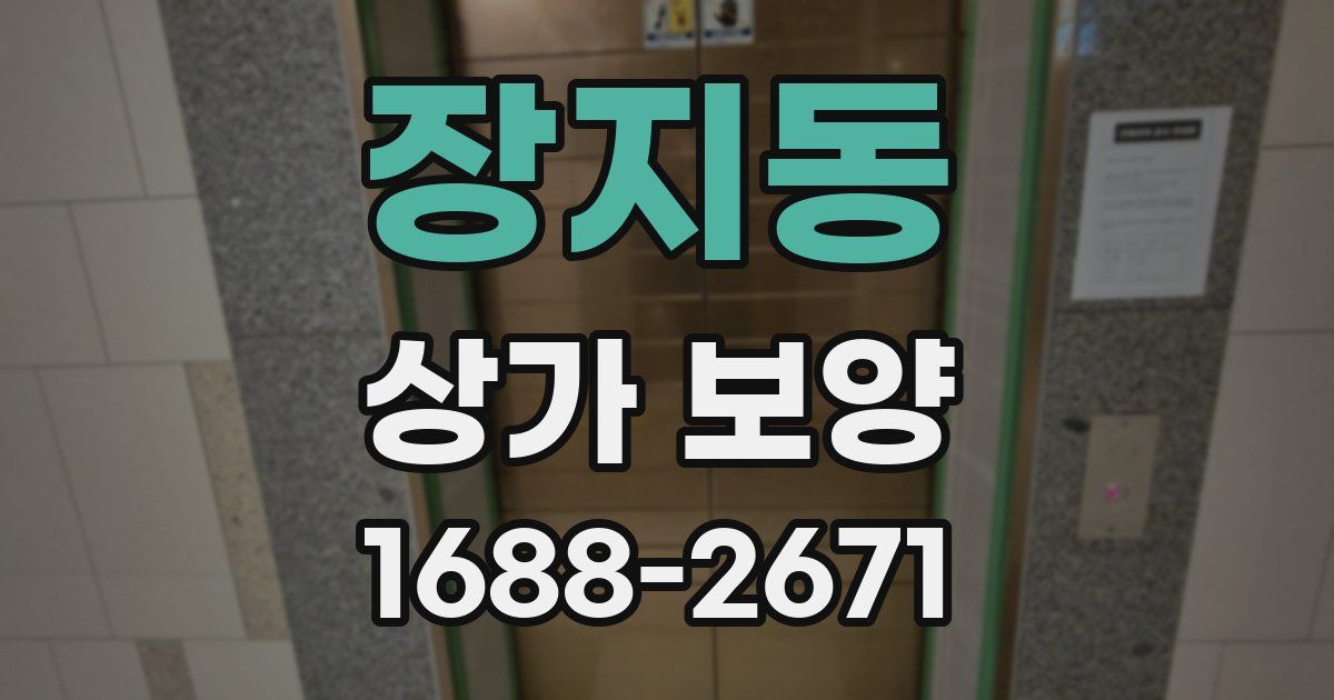 장지동 상가 보양