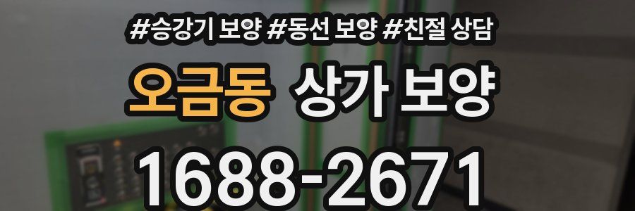 오금동 상가 보양
