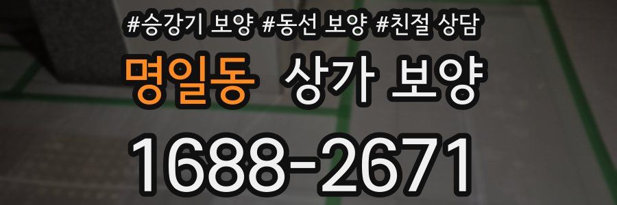 명일동 상가 보양
