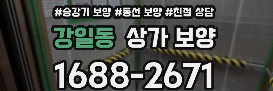강일동 상가 보양