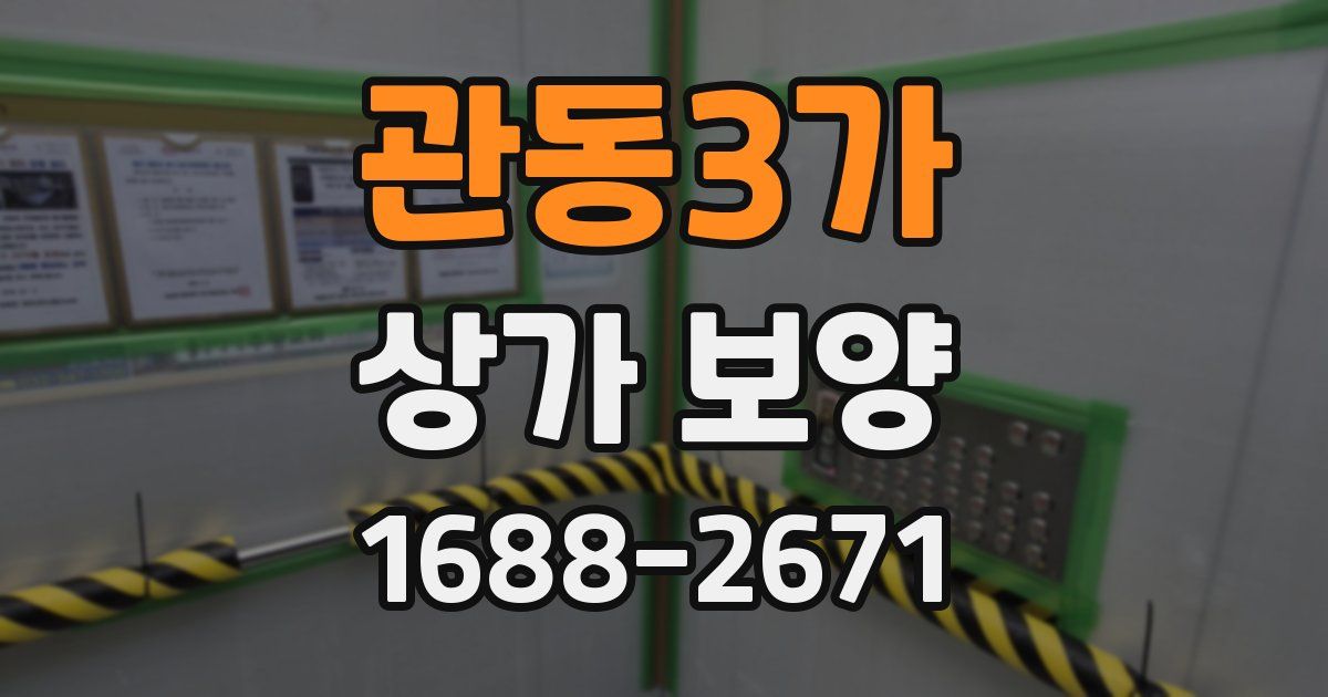 관동3가 상가 보양