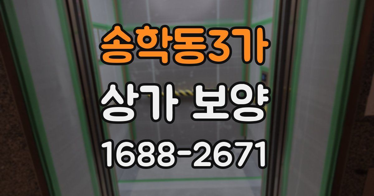송학동3가 상가 보양