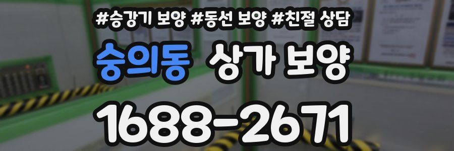 숭의동 상가 보양