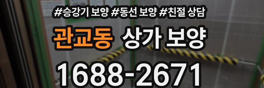 관교동 상가 보양