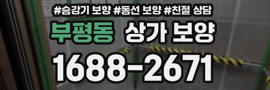 부평동 상가 보양