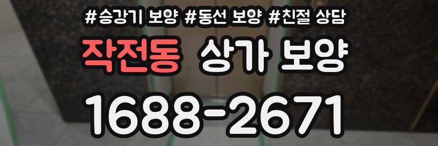 작전동 상가 보양