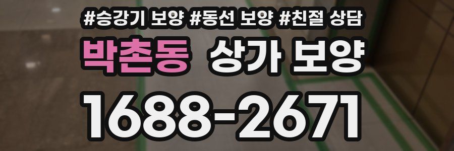 박촌동 상가 보양