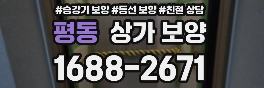 평동 상가 보양