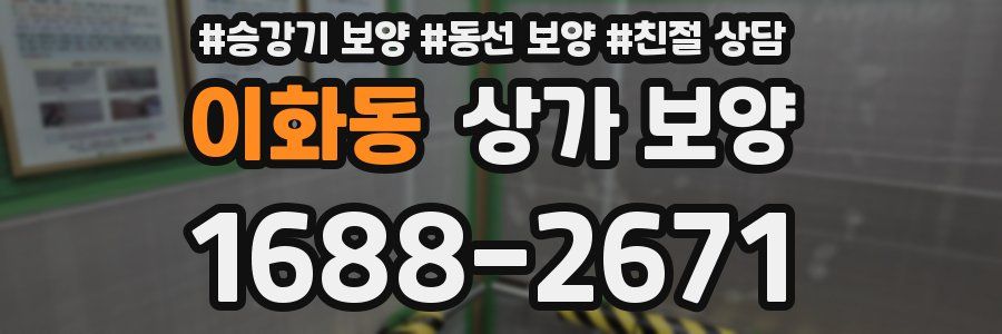 이화동 상가 보양