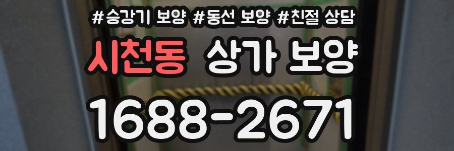 시천동 상가 보양