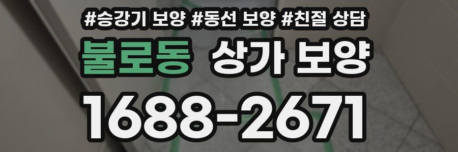불로동 상가 보양