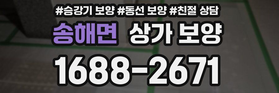 송해면 상가 보양