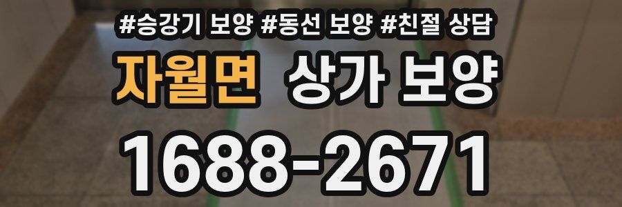 자월면 상가 보양