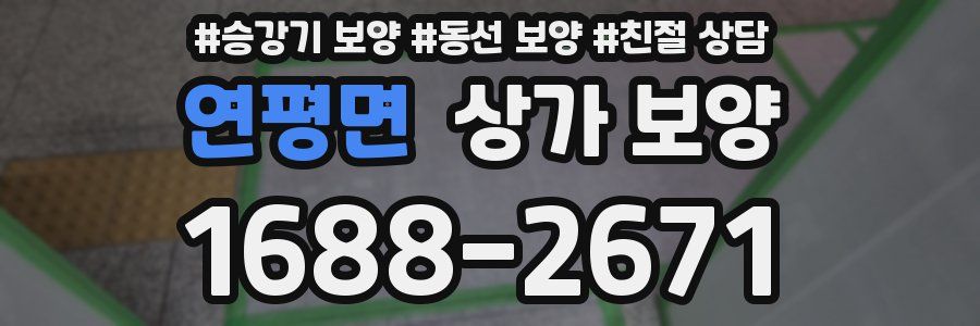 연평면 상가 보양