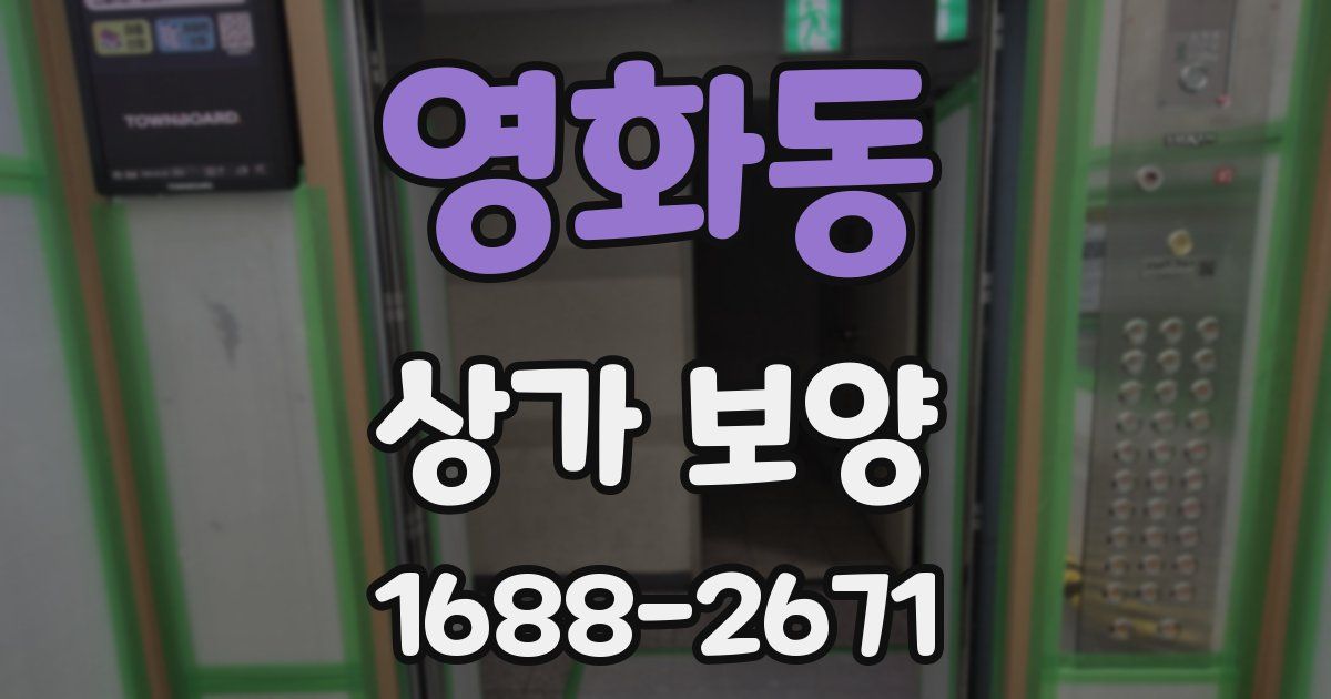 영화동 상가 보양