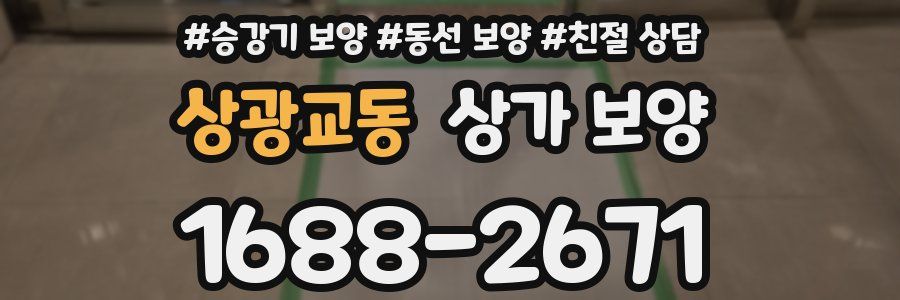 상광교동 상가 보양