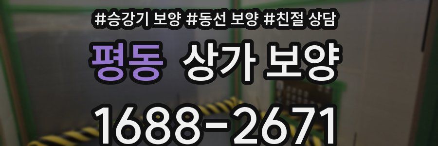 평동 상가 보양