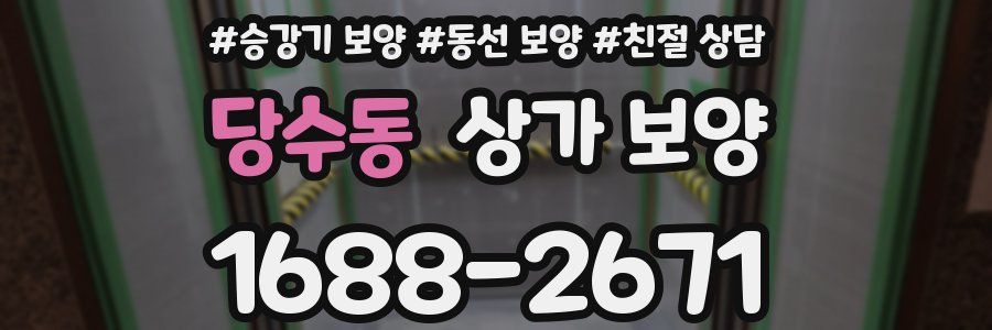 당수동 상가 보양