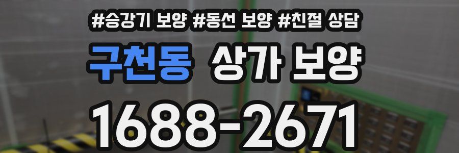 구천동 상가 보양
