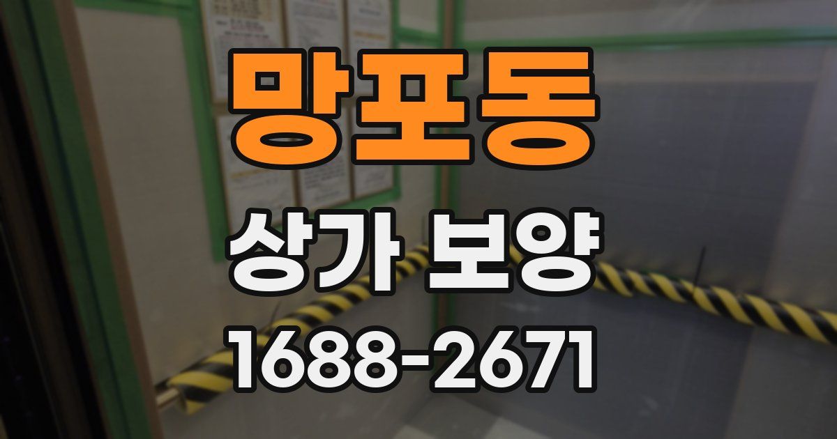 망포동 상가 보양