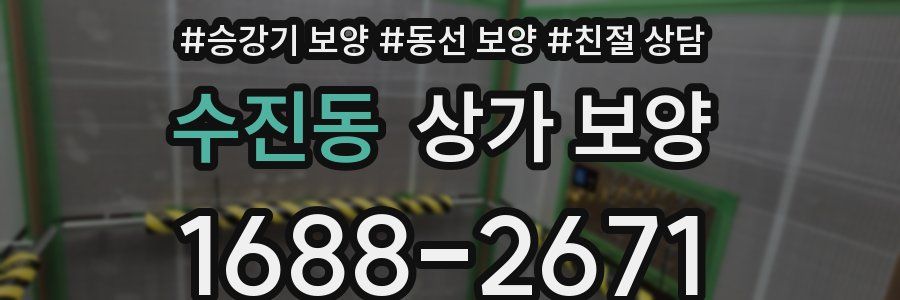 수진동 상가 보양