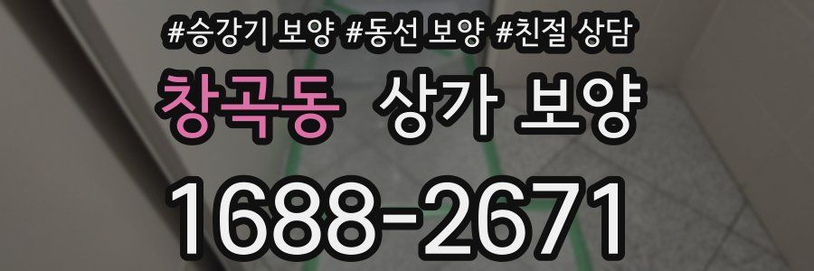 창곡동 상가 보양