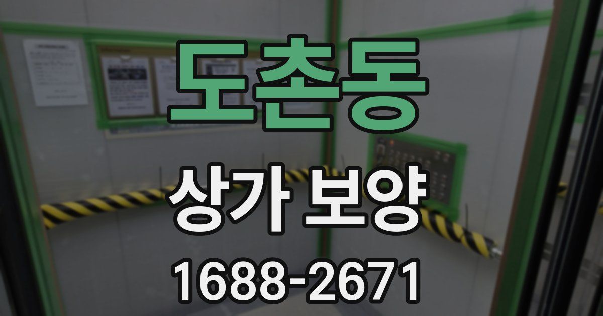 도촌동 상가 보양
