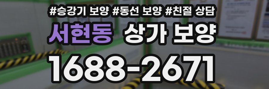서현동 상가 보양