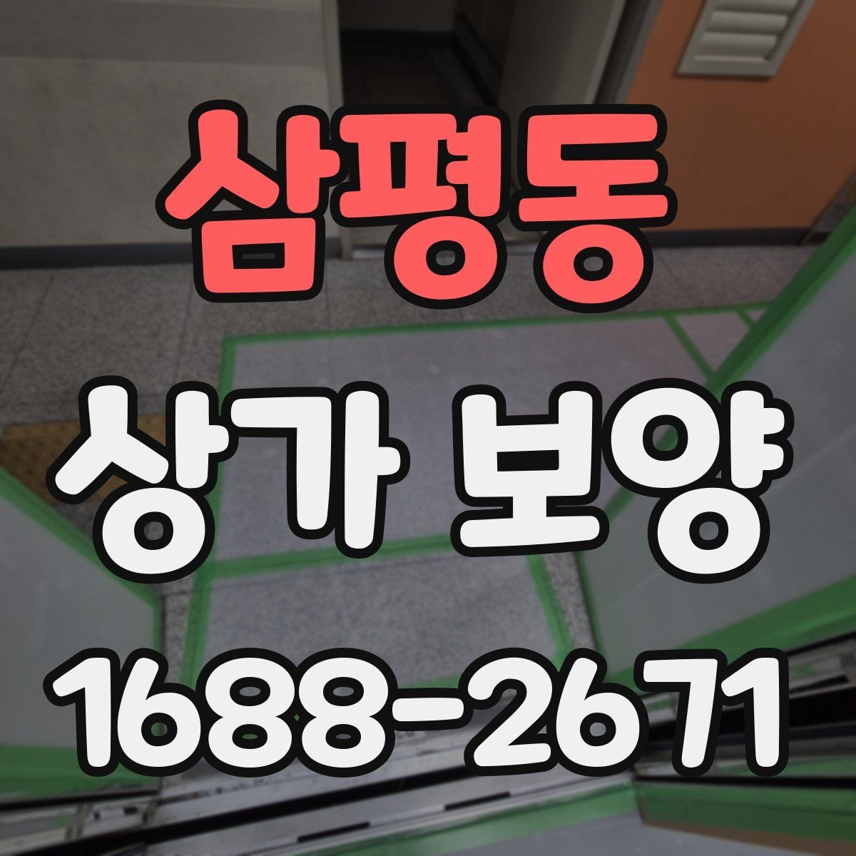 삼평동 상가 보양 전후 사진으로 확인하는 변화